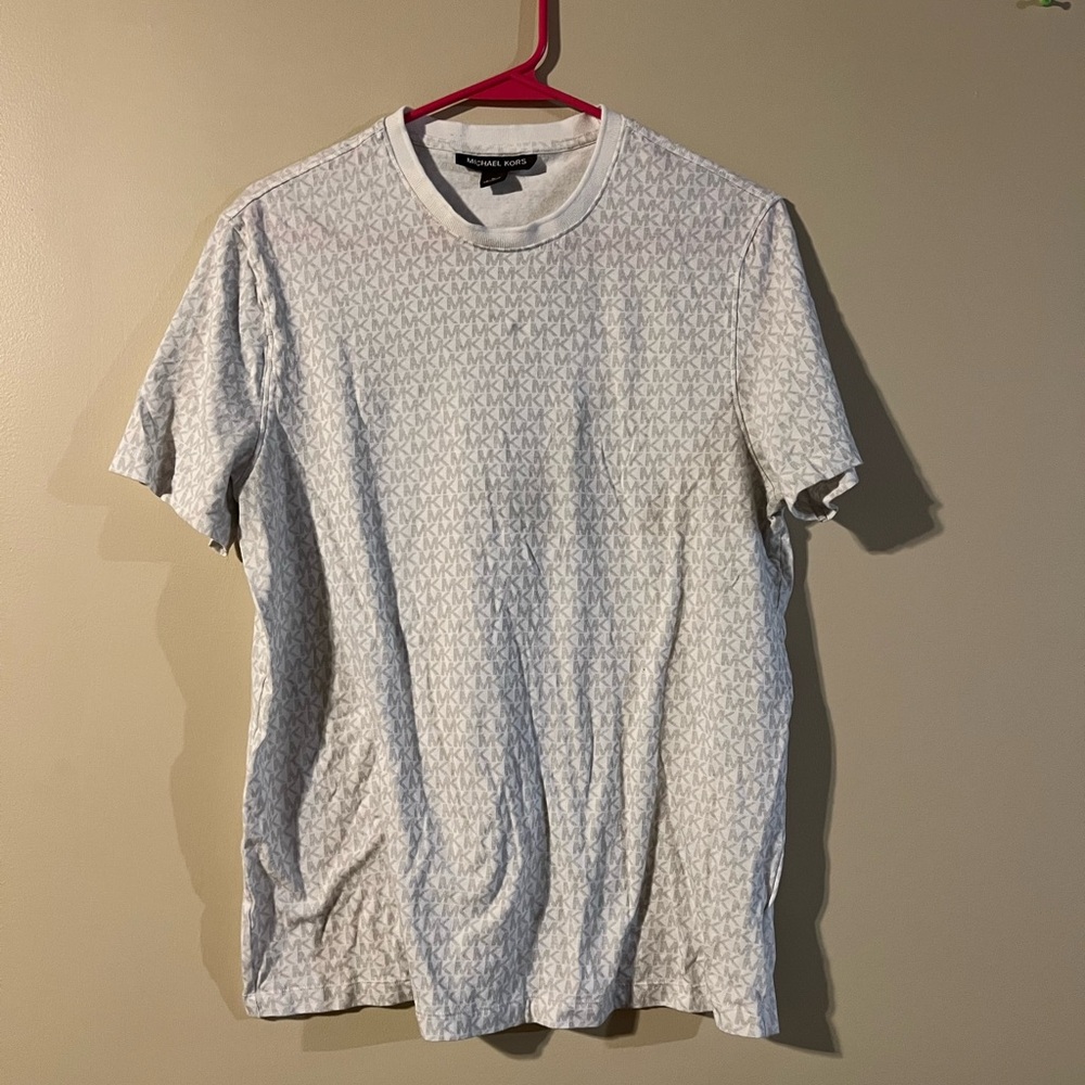 COPY - Michael Kors Logo Monogram T Shirt - Picture 1 of 5